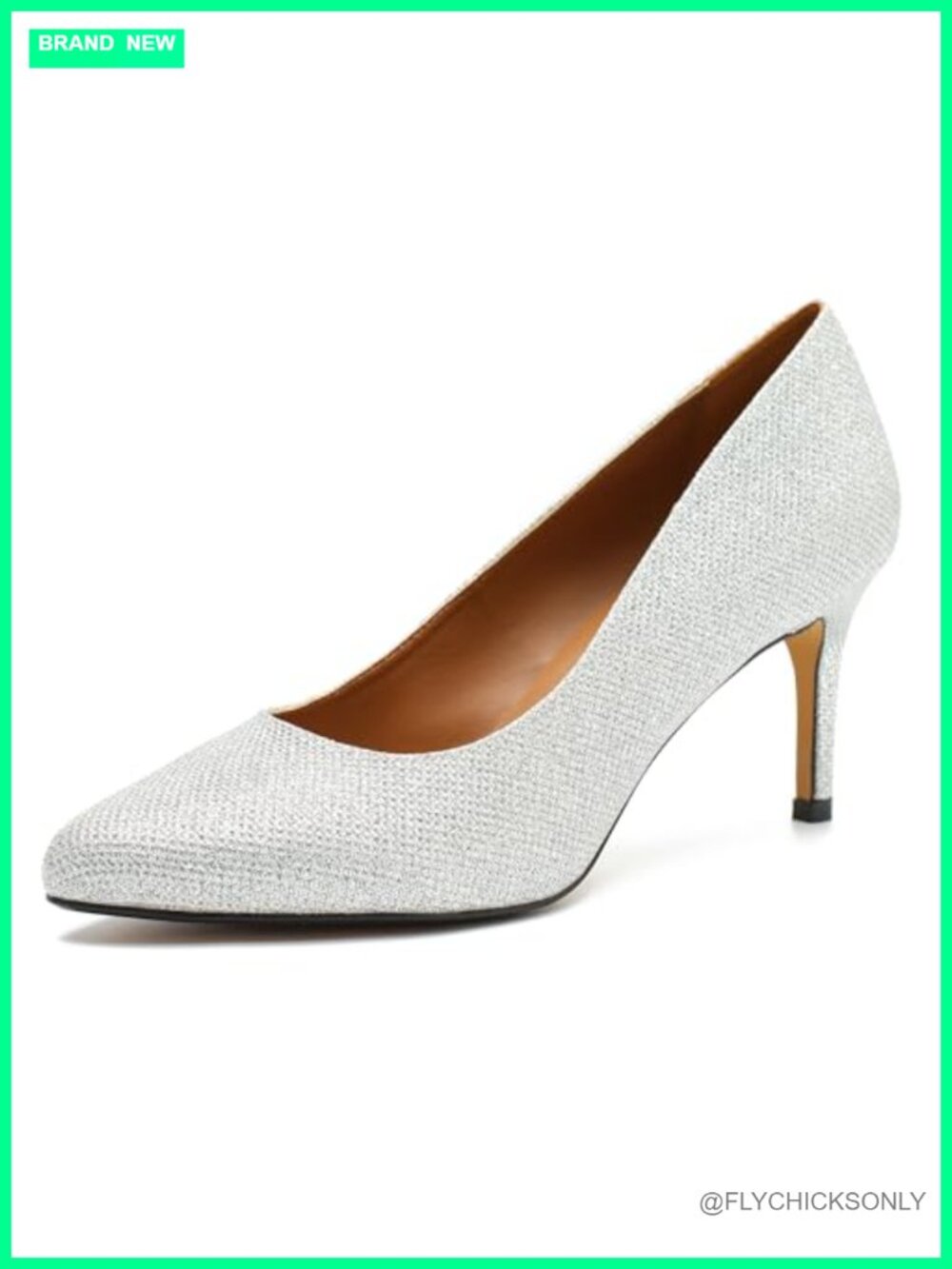 Enelauge Women's Pointy Toe Stiletto High Heel Dress Pumps 3.1 Inch Heel
